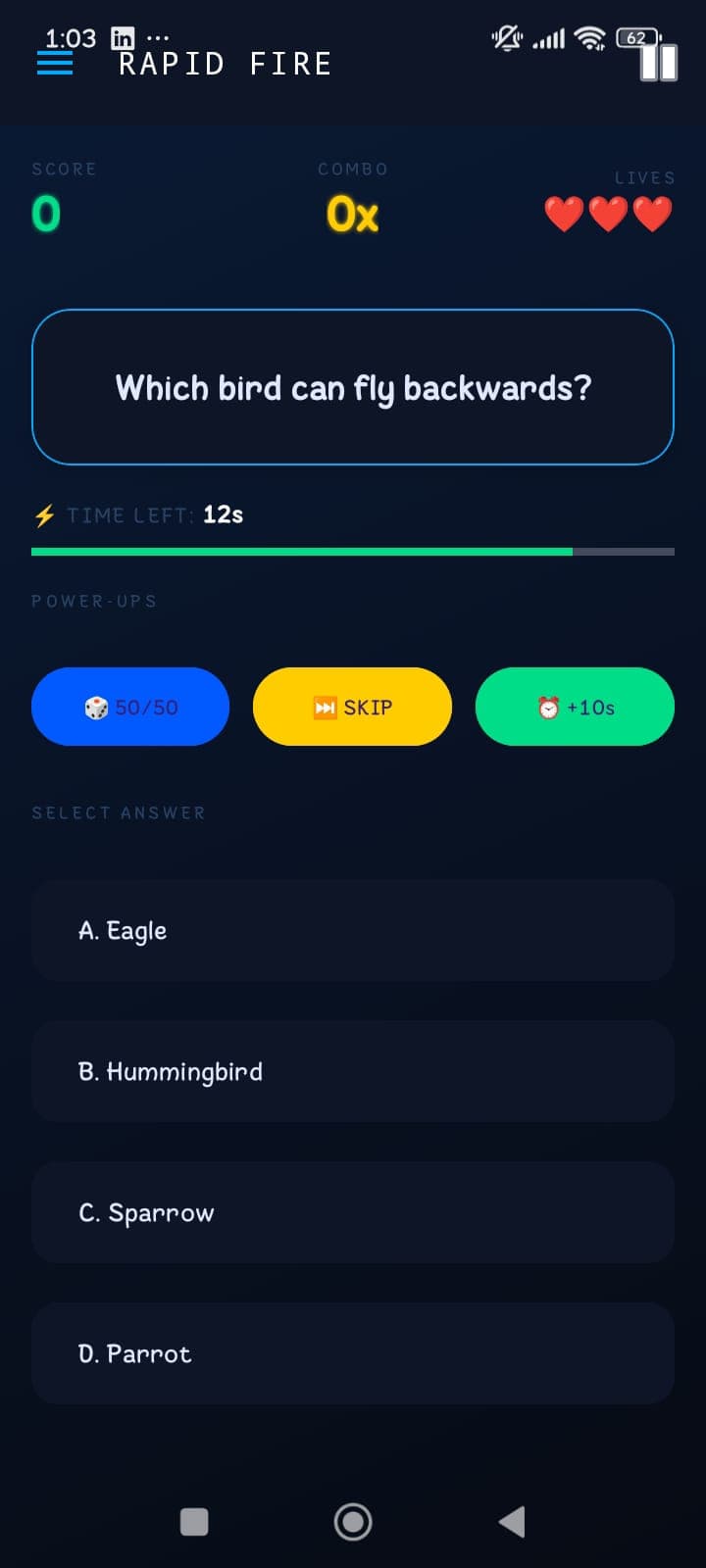 GameHub Quiz Challenge
