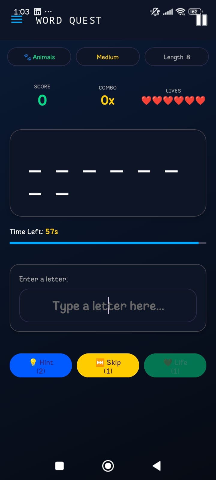 GameHub Word Quest